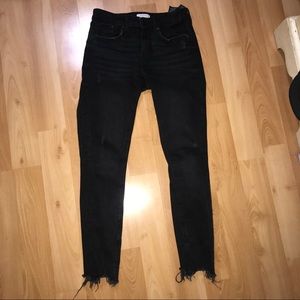 Zara black high waisted jeans